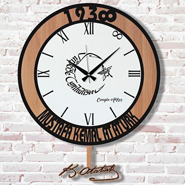 PERA LAZER KESİM Sarkaçlı Saat