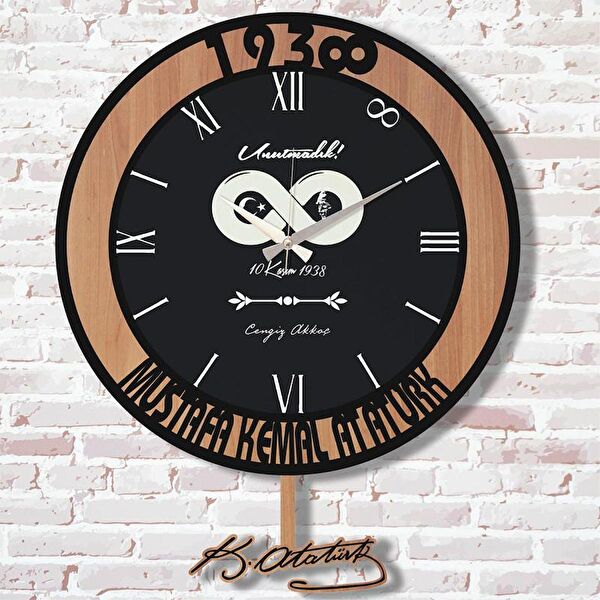 PERA LAZER KESİM Sarkaçlı Saat