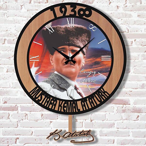 PERA LAZER KESİM Sarkaçlı Saat