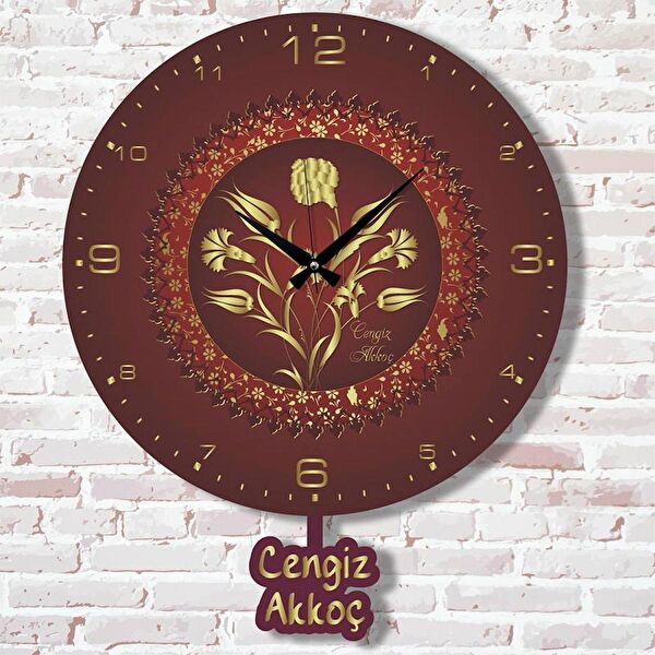 PERA LAZER KESİM Sarkaçlı Saat