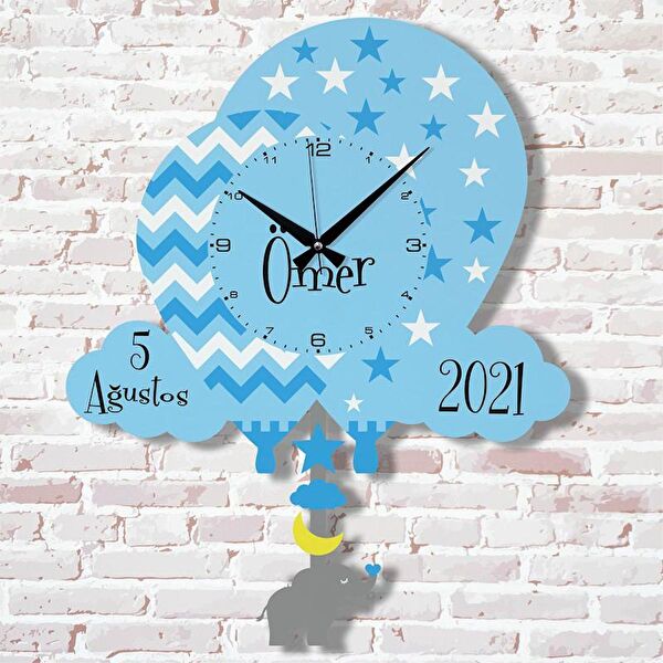 PERA LAZER KESİM Sarkaçlı Saat