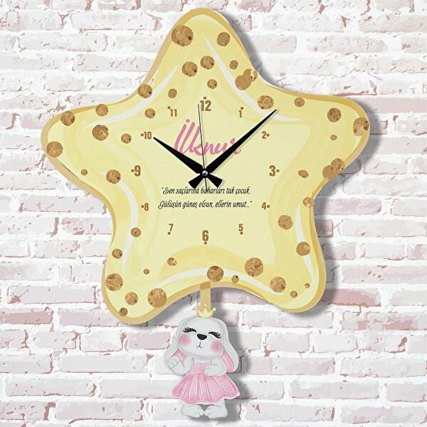 PERA LAZER KESİM Sarkaçlı Saat