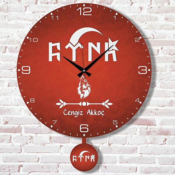 PERA LAZER KESİM Sarkaçlı Saat