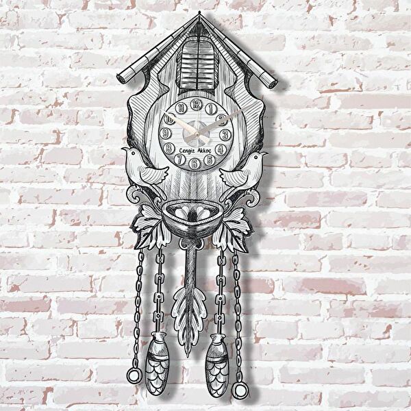 PERA LAZER KESİM Sarkaçlı Saat