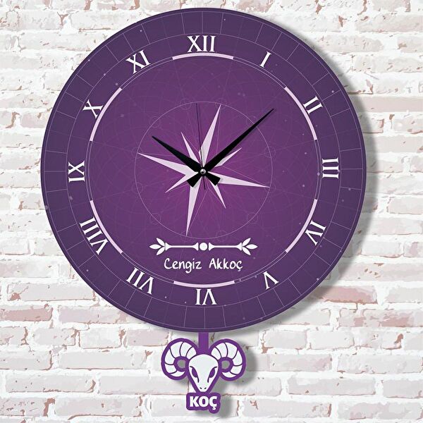 PERA LAZER KESİM Sarkaçlı Saat