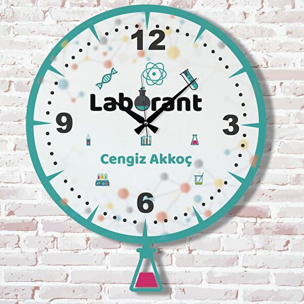 PERA LAZER KESİM Sarkaçlı Saat