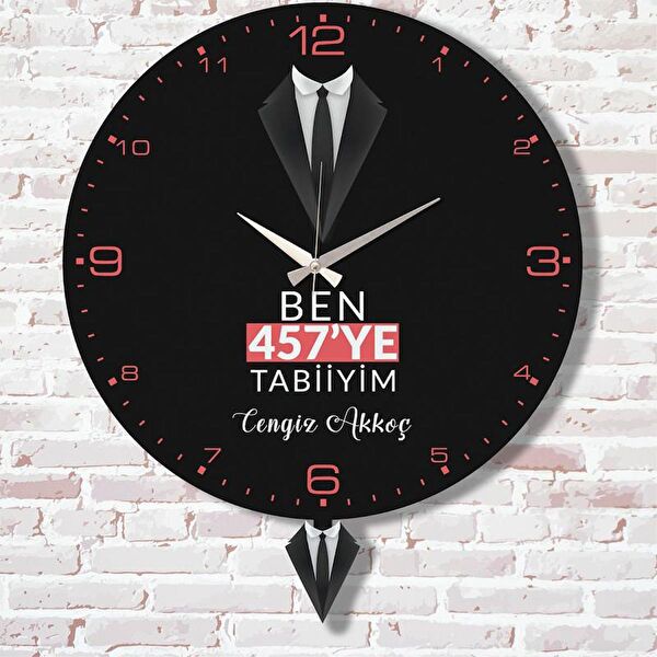 PERA LAZER KESİM Sarkaçlı Saat