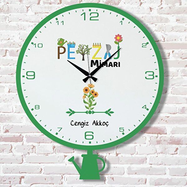 PERA LAZER KESİM Sarkaçlı Saat