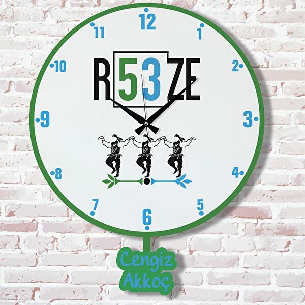 PERA LAZER KESİM Sarkaçlı Saat