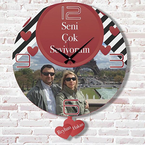 PERA LAZER KESİM Sarkaçlı Saat