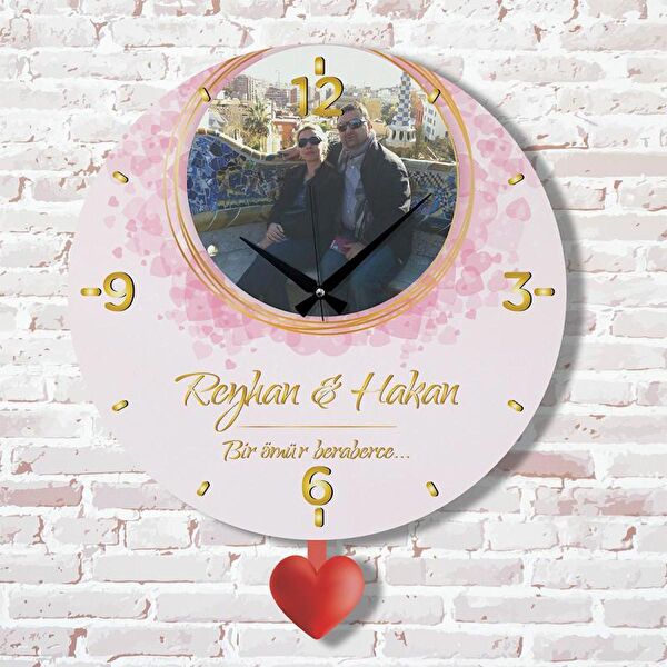 PERA LAZER KESİM Sarkaçlı Saat