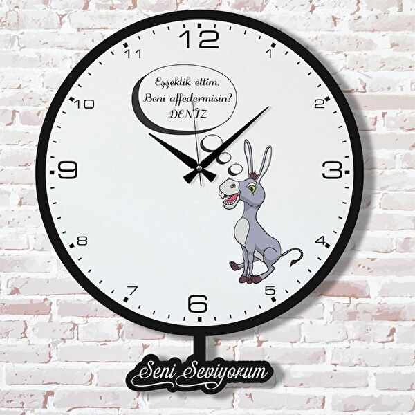 PERA LAZER KESİM Sarkaçlı Saat