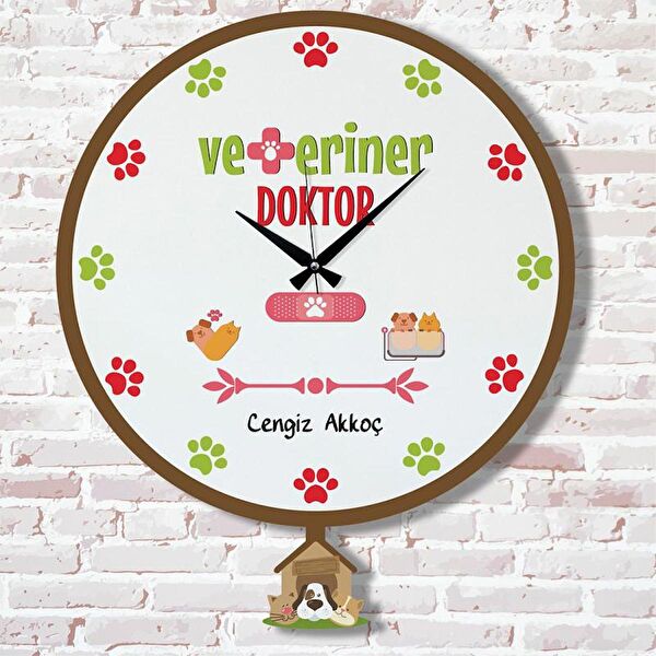 PERA LAZER KESİM Sarkaçlı Saat