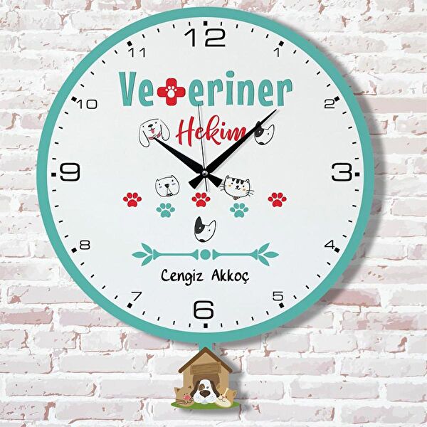 PERA LAZER KESİM Sarkaçlı Saat