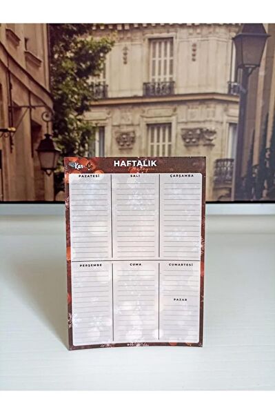 KarÇiBasım Defter, Ajanda