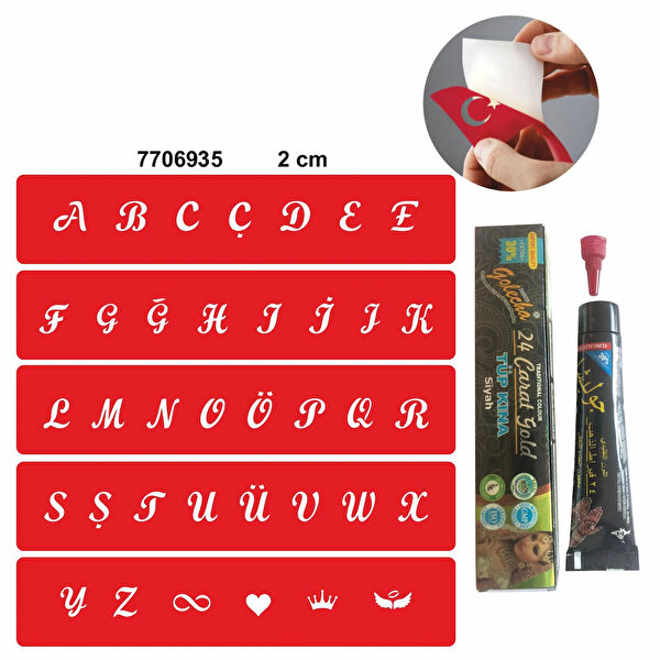 Alsepeteavm Geçici Dövme, Şablonları