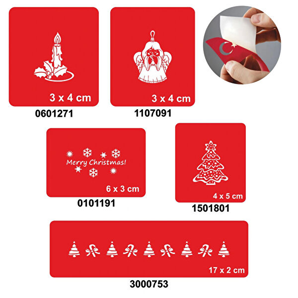 Alsepeteavm Geçici Dövme, Şablonları