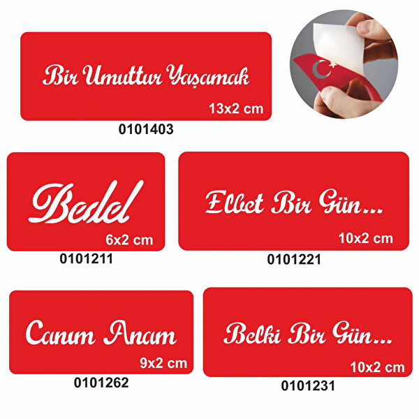 Alsepeteavm Geçici Dövme, Şablonları