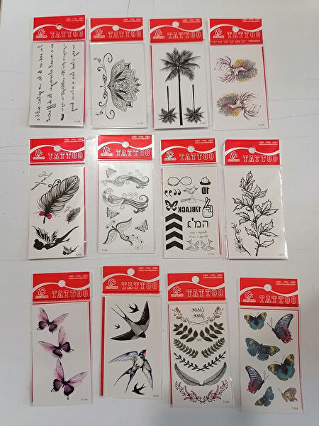 Alsepeteavm Geçici Dövme, Şablonları