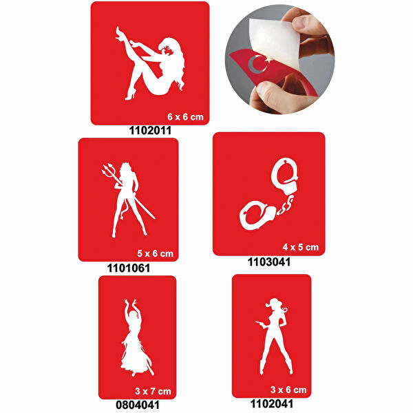 Alsepeteavm Geçici Dövme, Şablonları