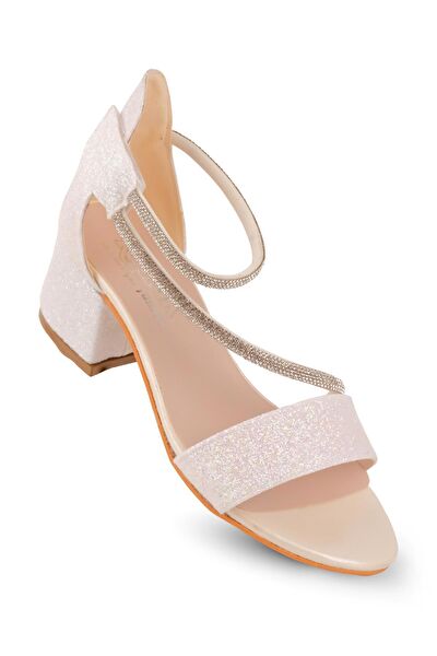 KAPTAN JUNİOR Kız Çocuk Topuklu, Abiye Ayakkabı