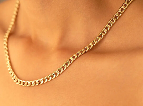 Safir Mücevher Altın Kolye