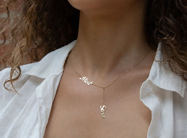 Safir Mücevher Altın Kolye