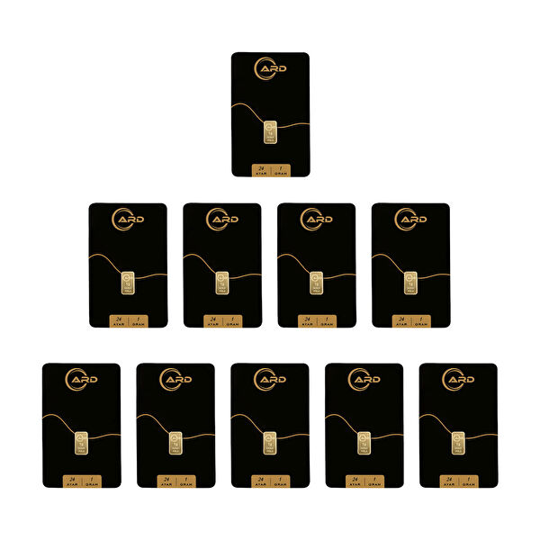 Gekas Kuyumculuk Külçe, Gram Altın