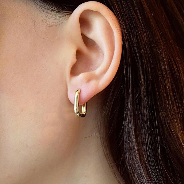 Lilarote Altın Küpe