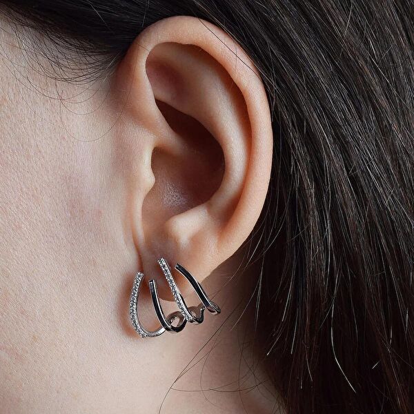 Lilarote Altın Küpe