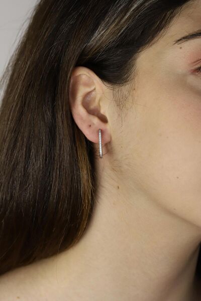 Sahra gümüş Küpe