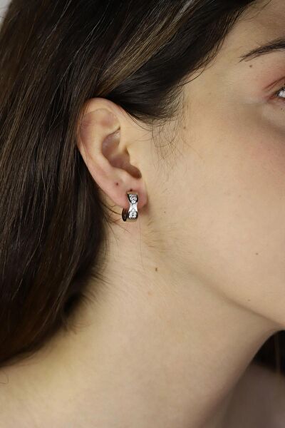 Sahra gümüş Küpe