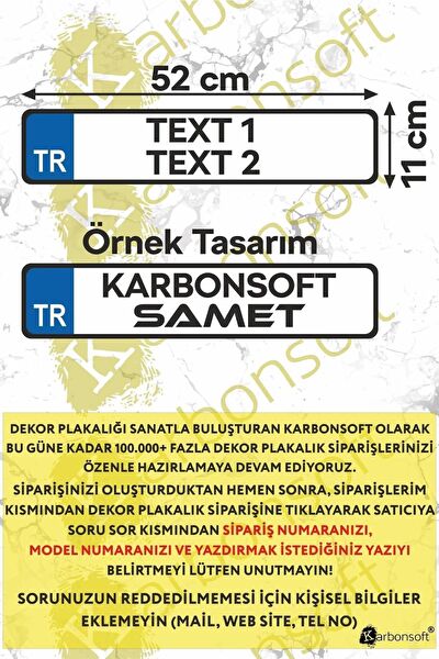 KARBONSOFT Plakalık