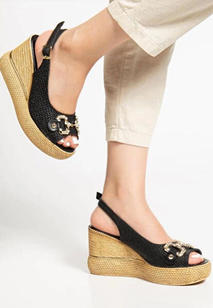 DOWNMOOD Dolgu Topuklu Ayakkabı