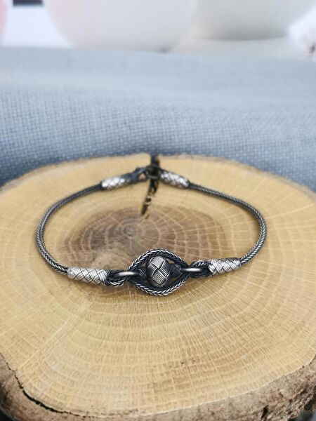 Piyera Silver Erkek Bileklik