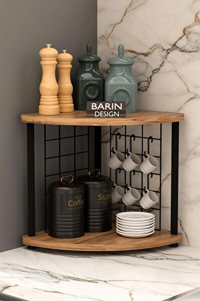 BARIN DESİGN Mutfak Rafı, Terek
