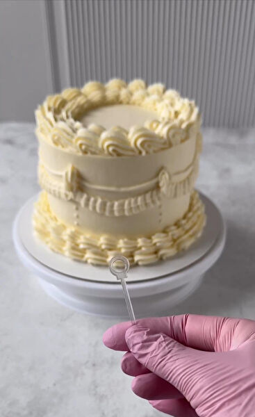 Yıkanabilir Yağlı Kağıt Pasta Süsleri