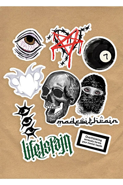 Ludios Etiket, Sticker