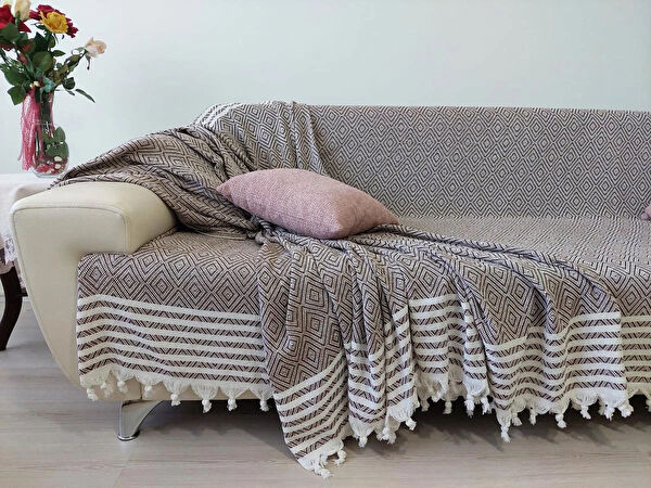 LİLA MOON Koltuk Örtüsü, Şalı