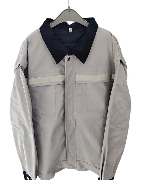 Lacivert İş Elbiseleri Koruyucu İş Yağmurluğu, Yeleği