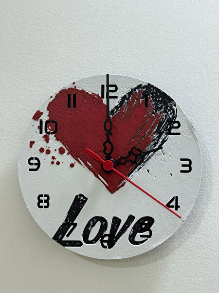 3D Hayal Atölyesi Dekoratif Duvar Saati