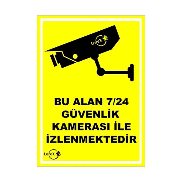 Lorex Güvenlik Uyarı İşaretleri, İş Güvenliği Levhaları