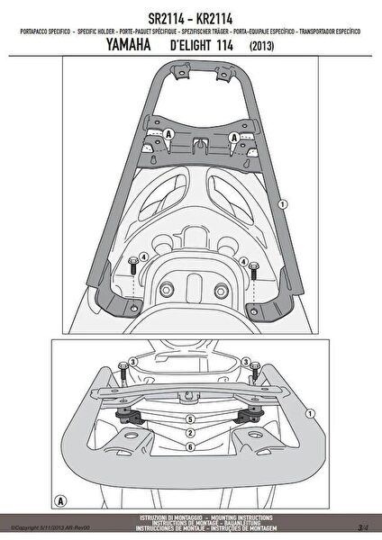 Kappa Motosiklet Çanta Taşıyıcılar