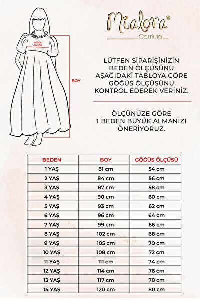 Mialora Kız Çocuk Abiye Elbise