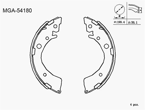 MGA Fren Balataları