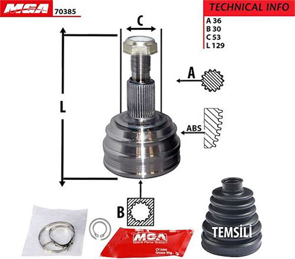 MGA Aks Körük & Kafası