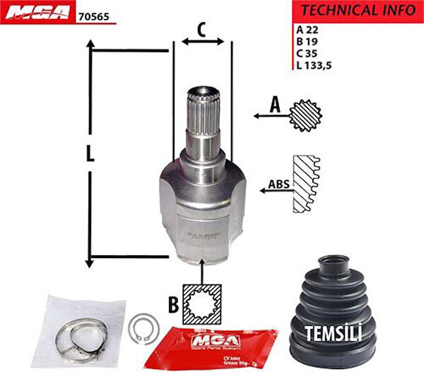 MGA Aks Körük & Kafası