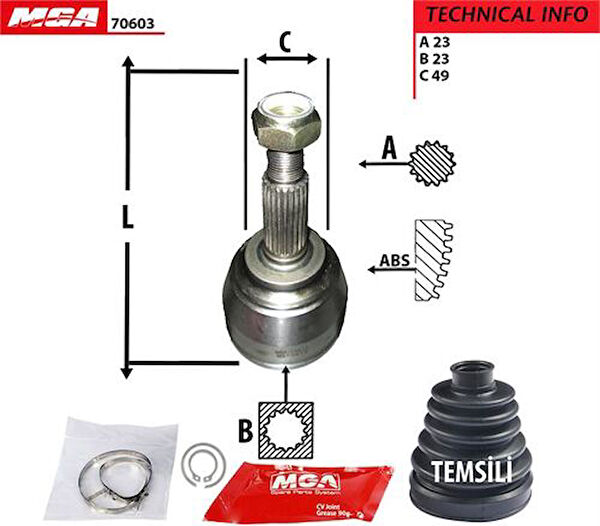 MGA Aks Körük & Kafası