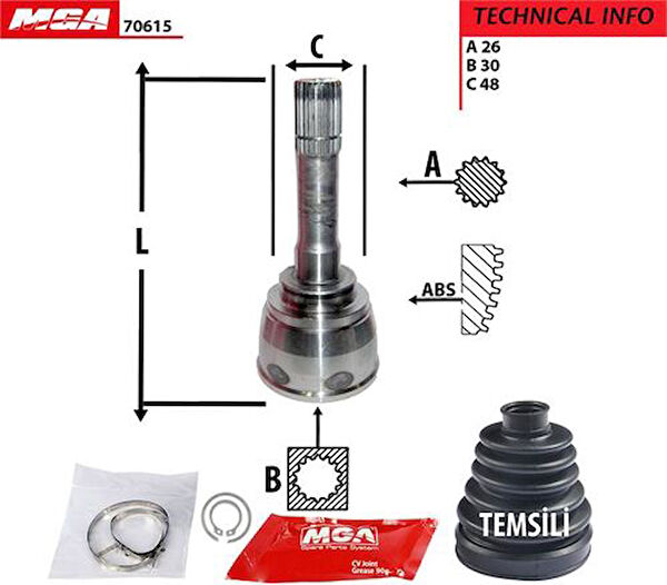 MGA Aks Körük & Kafası