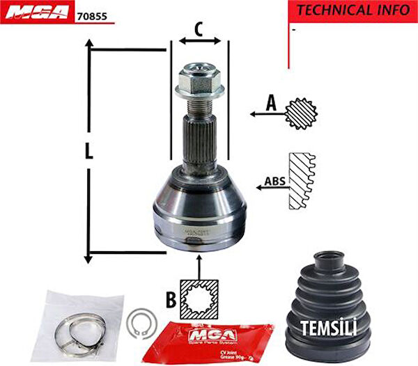 MGA Aks Körük & Kafası